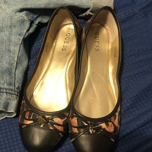 Cheetah print guess flats 9.5